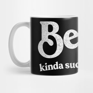 Berlin Sucks - Retro Style Typography Design Mug